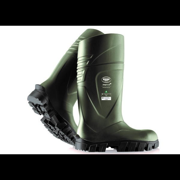 Bekina StepliteX ThermoProtec PU Boot, Composite Toe, Green-Black, 10 XAC9P/9180AP533-10